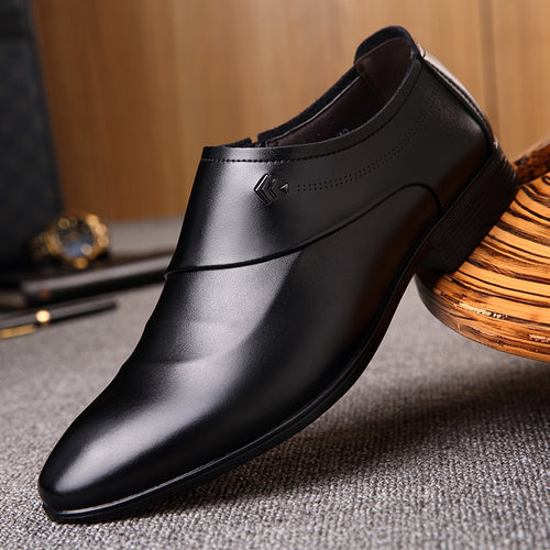 Men Formal Leather Shoes Quality Brand Mens Dress Oxfords Shoes