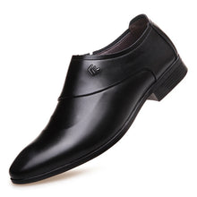 Load image into Gallery viewer, Men Formal Leather Shoes Quality Brand Mens Dress Oxfords Shoes