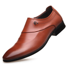Load image into Gallery viewer, Men Formal Leather Shoes Quality Brand Mens Dress Oxfords Shoes